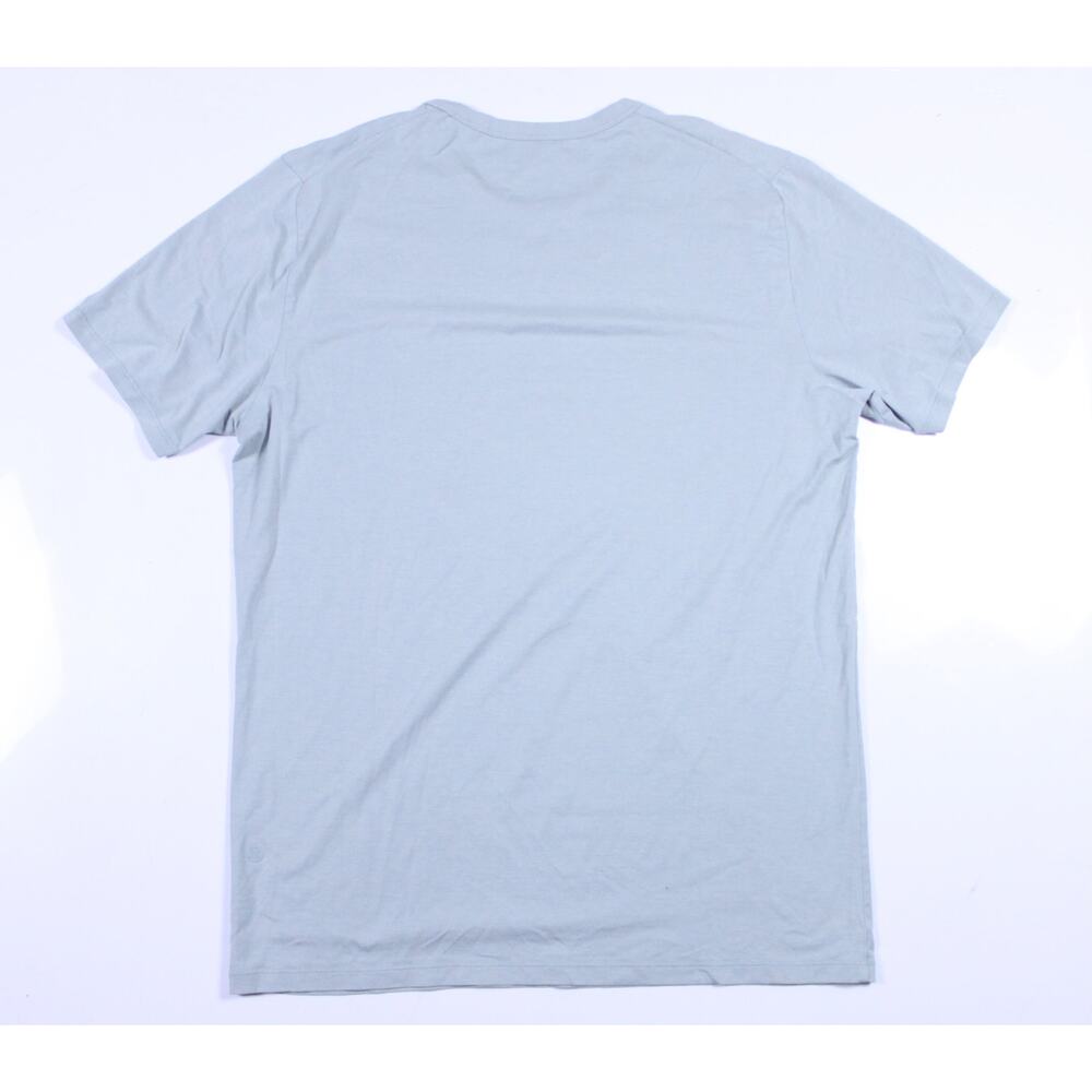 Lululemon 5 Year Basic Tee Chambray Light Blue Me… - image 3